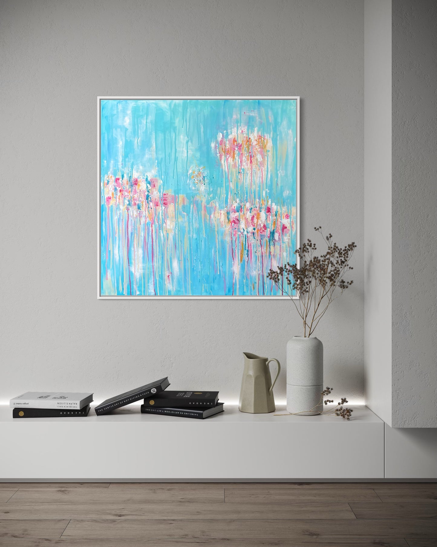 Melting Bloom – 80x80cm