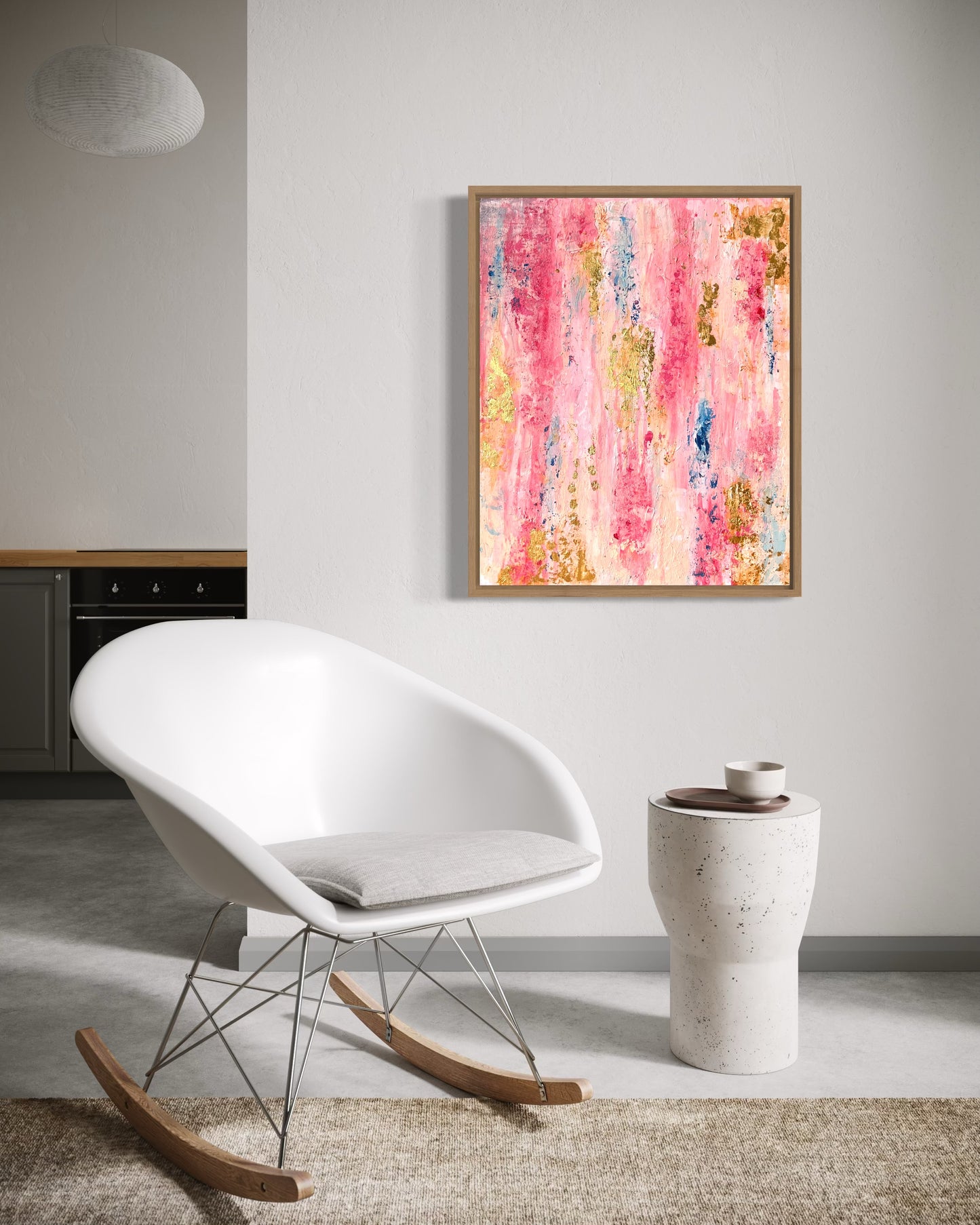 Blush & Bloom – 40×50 cm