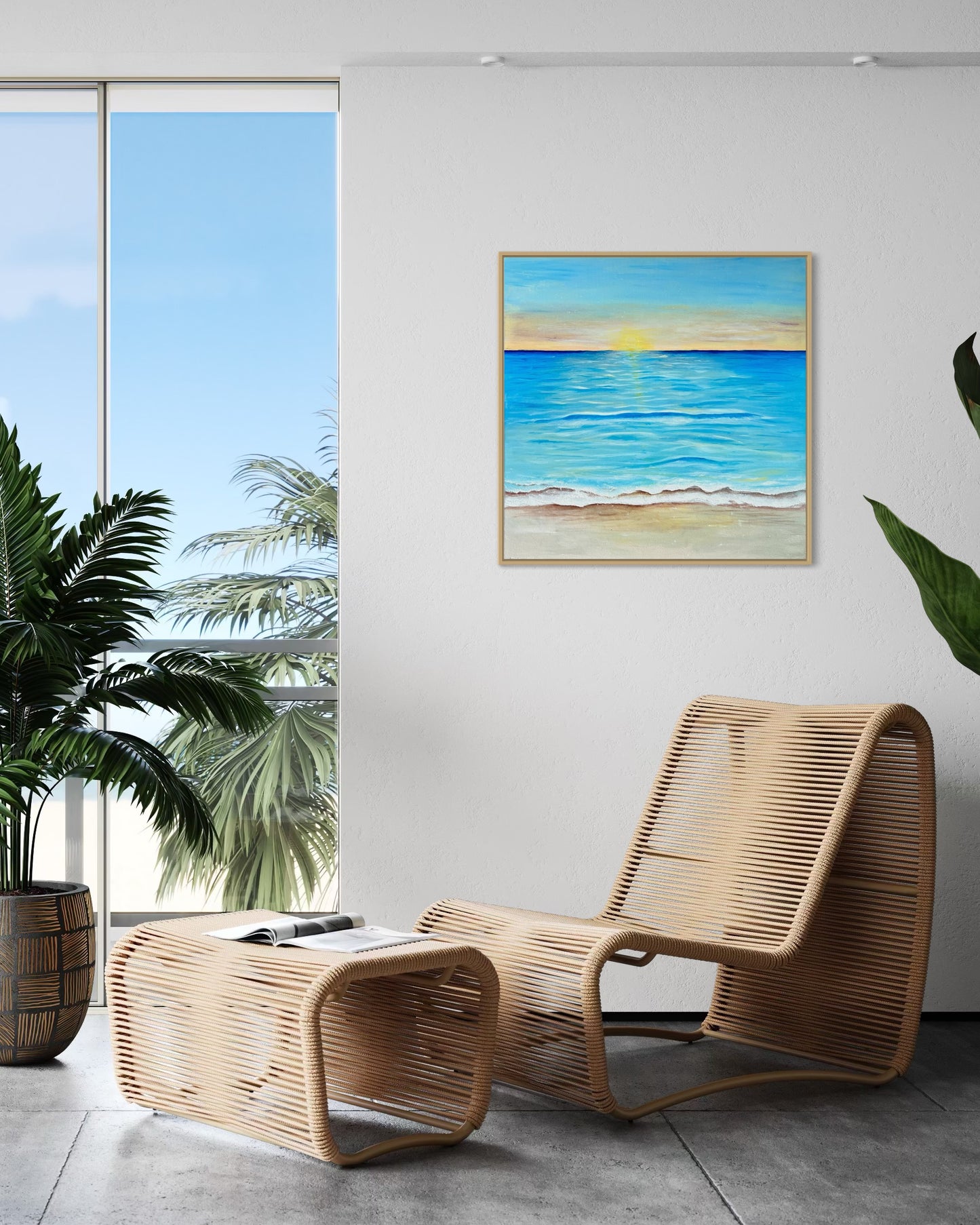 Sunrise – 80×80cm