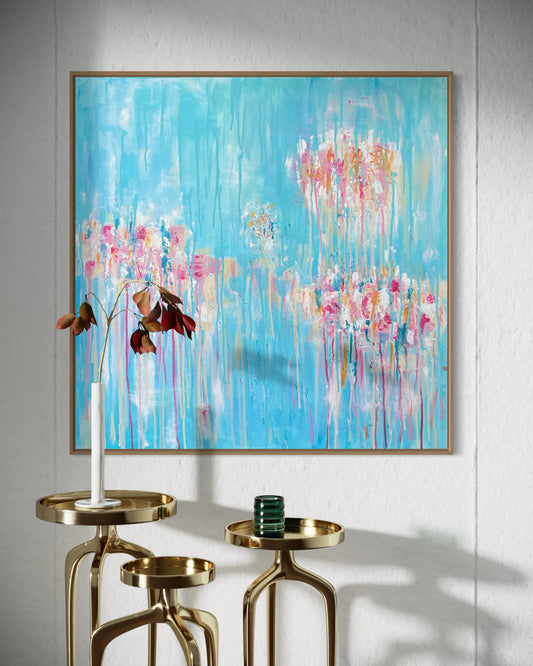 Melting Bloom – 80x80cm