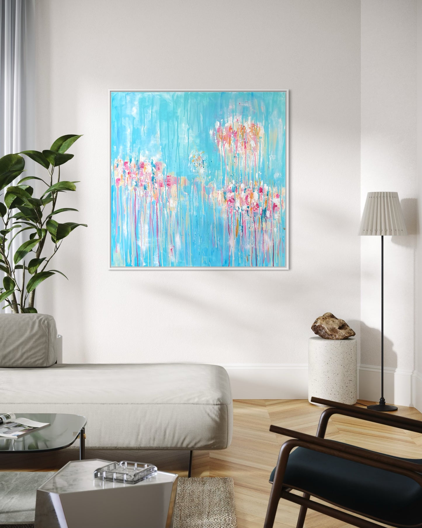 Melting Bloom – 80x80cm
