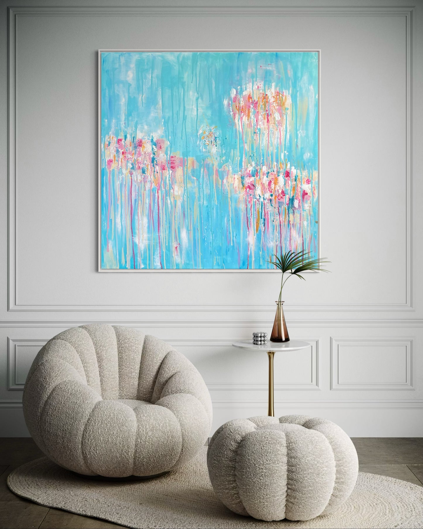 Melting Bloom – 80x80cm
