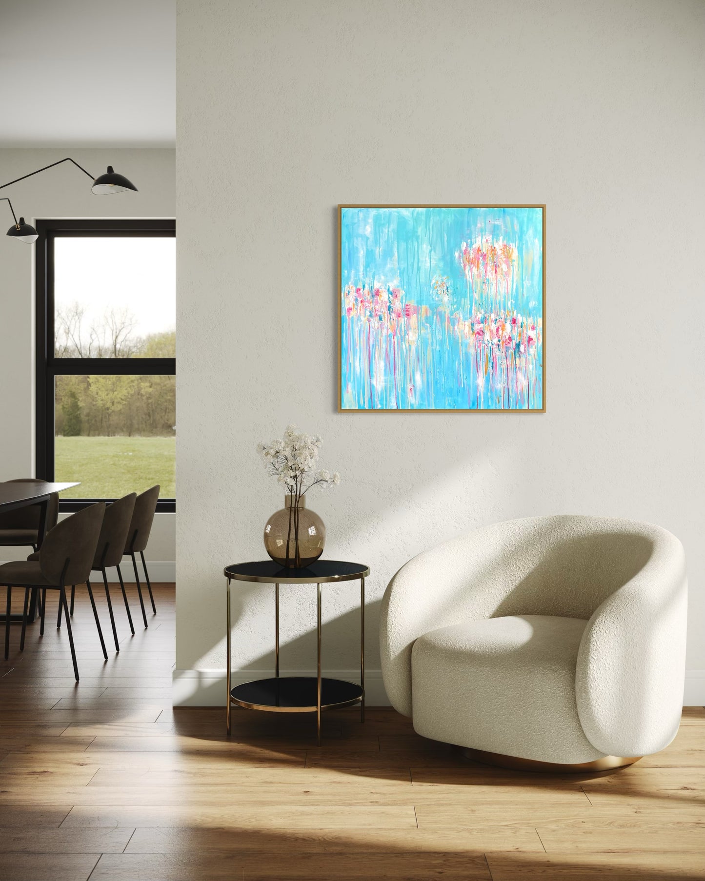 Melting Bloom – 80x80cm