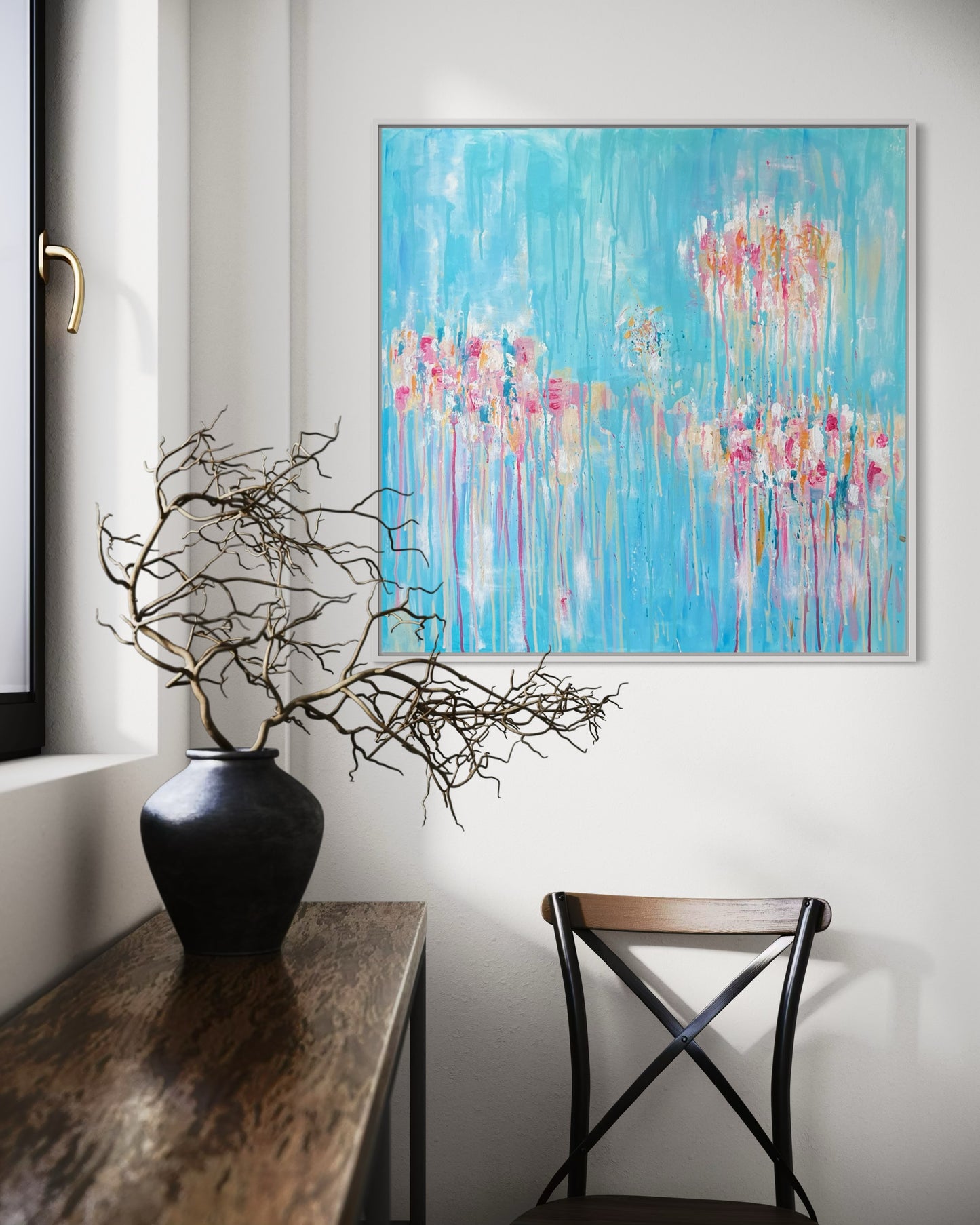 Melting Bloom – 80x80cm