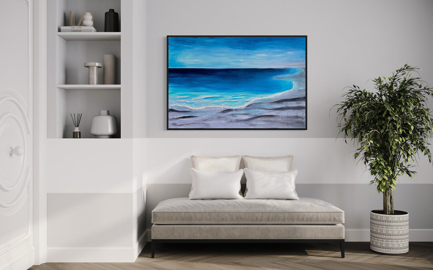 Ocean’s Embrace – 120x80cm