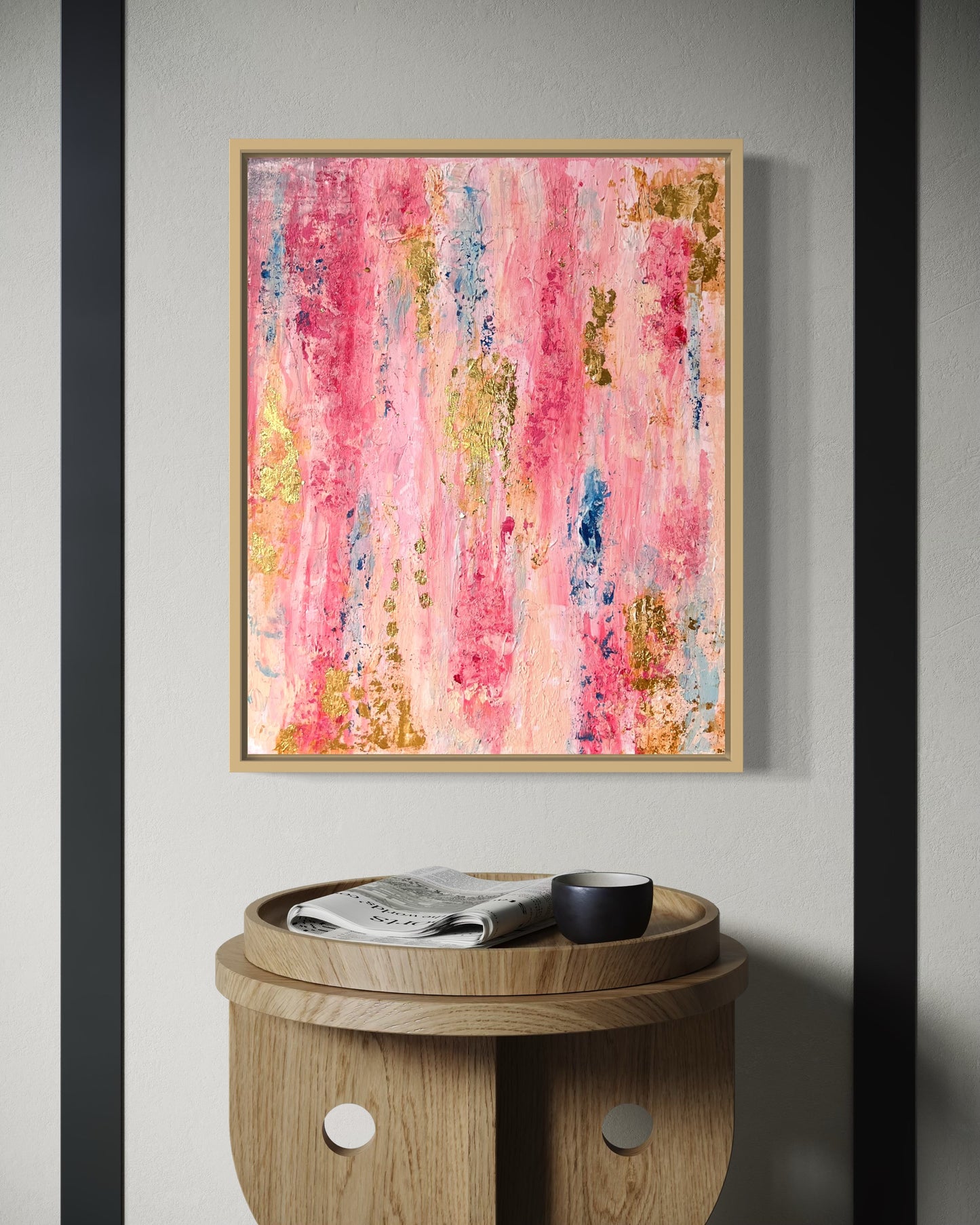 Blush & Bloom – 40×50 cm
