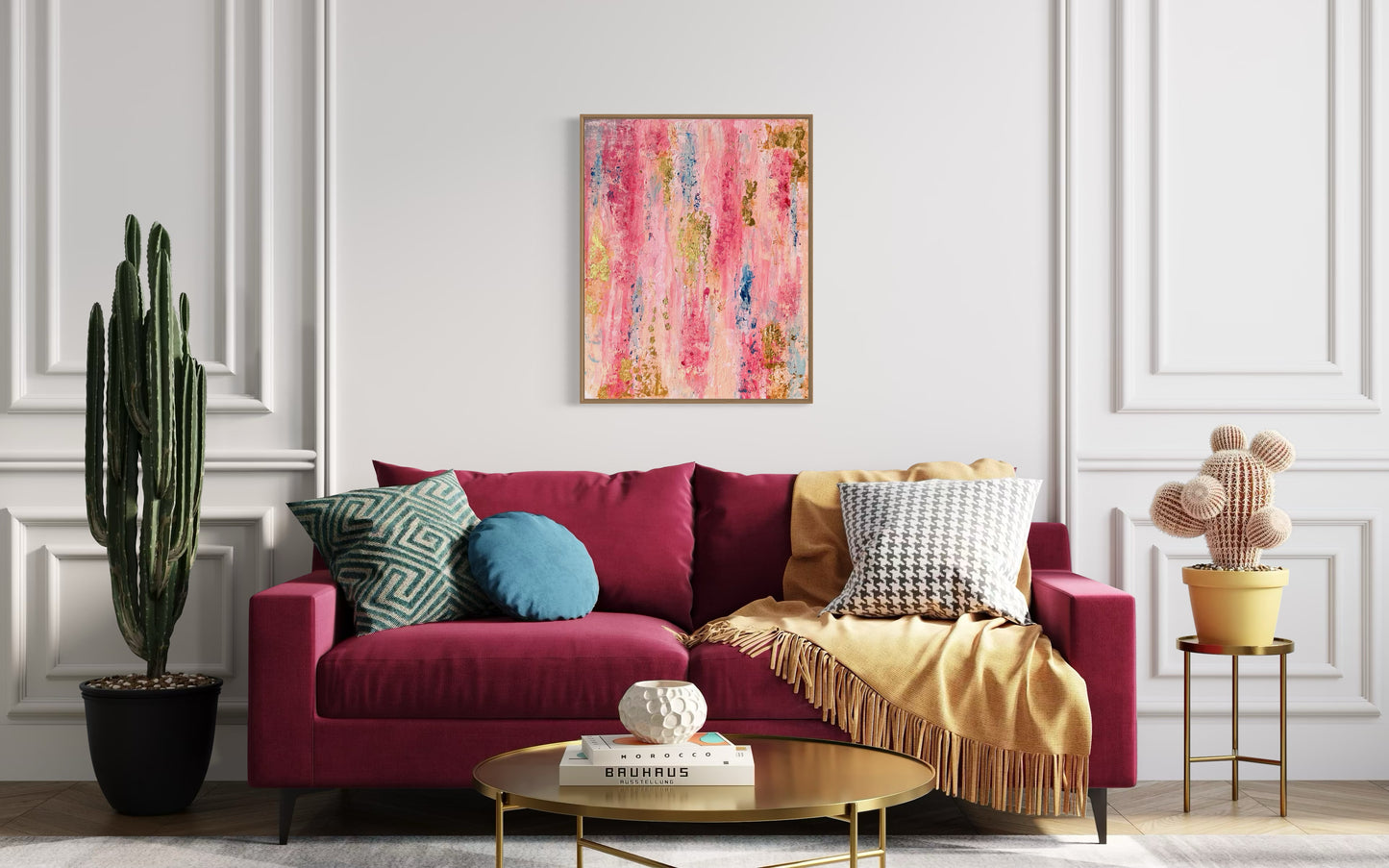 Blush & Bloom – 40×50 cm