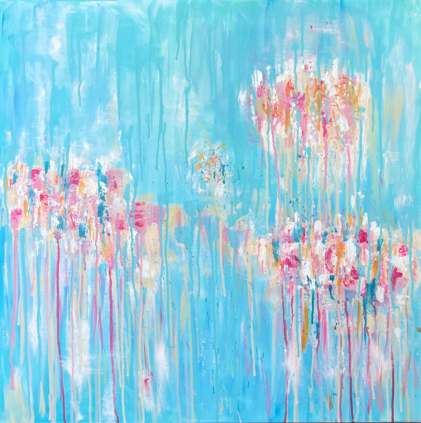 Melting Bloom – 80x80cm