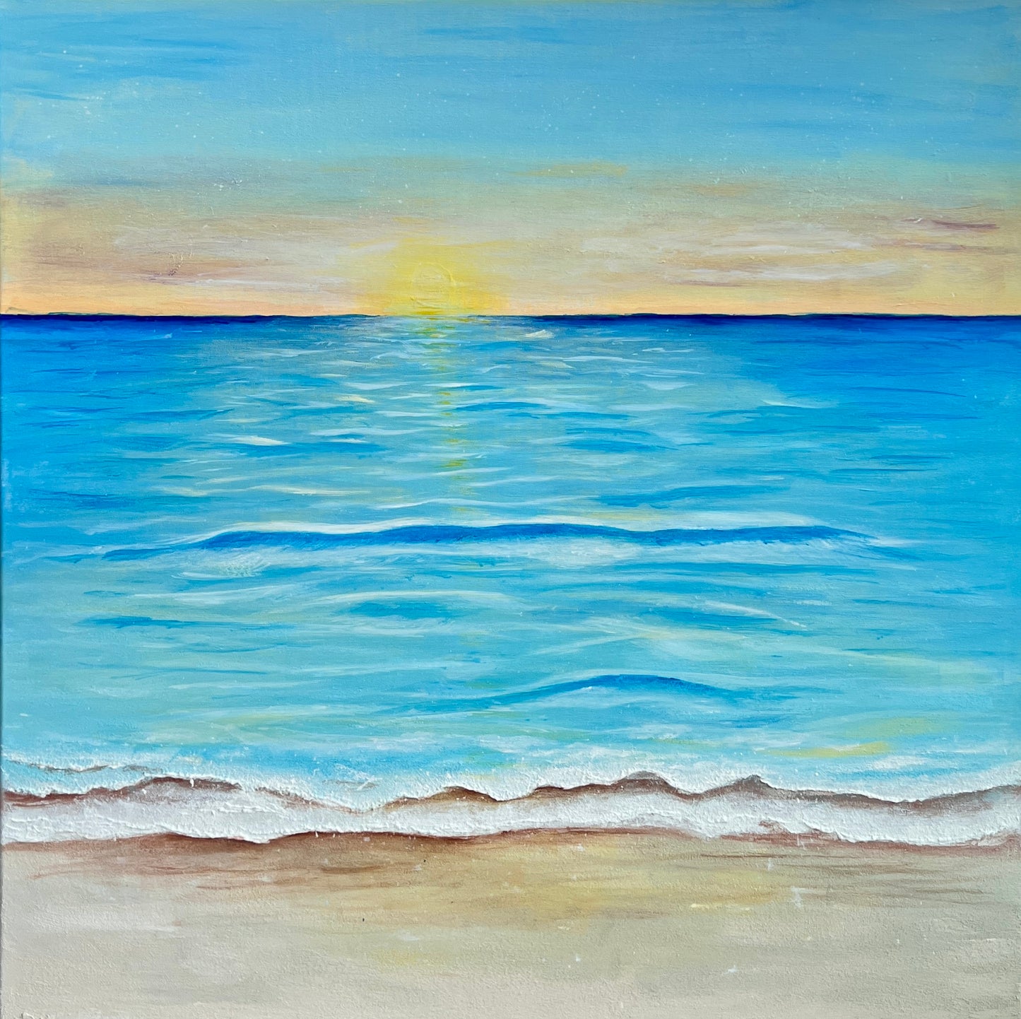 Sunrise – 80×80cm