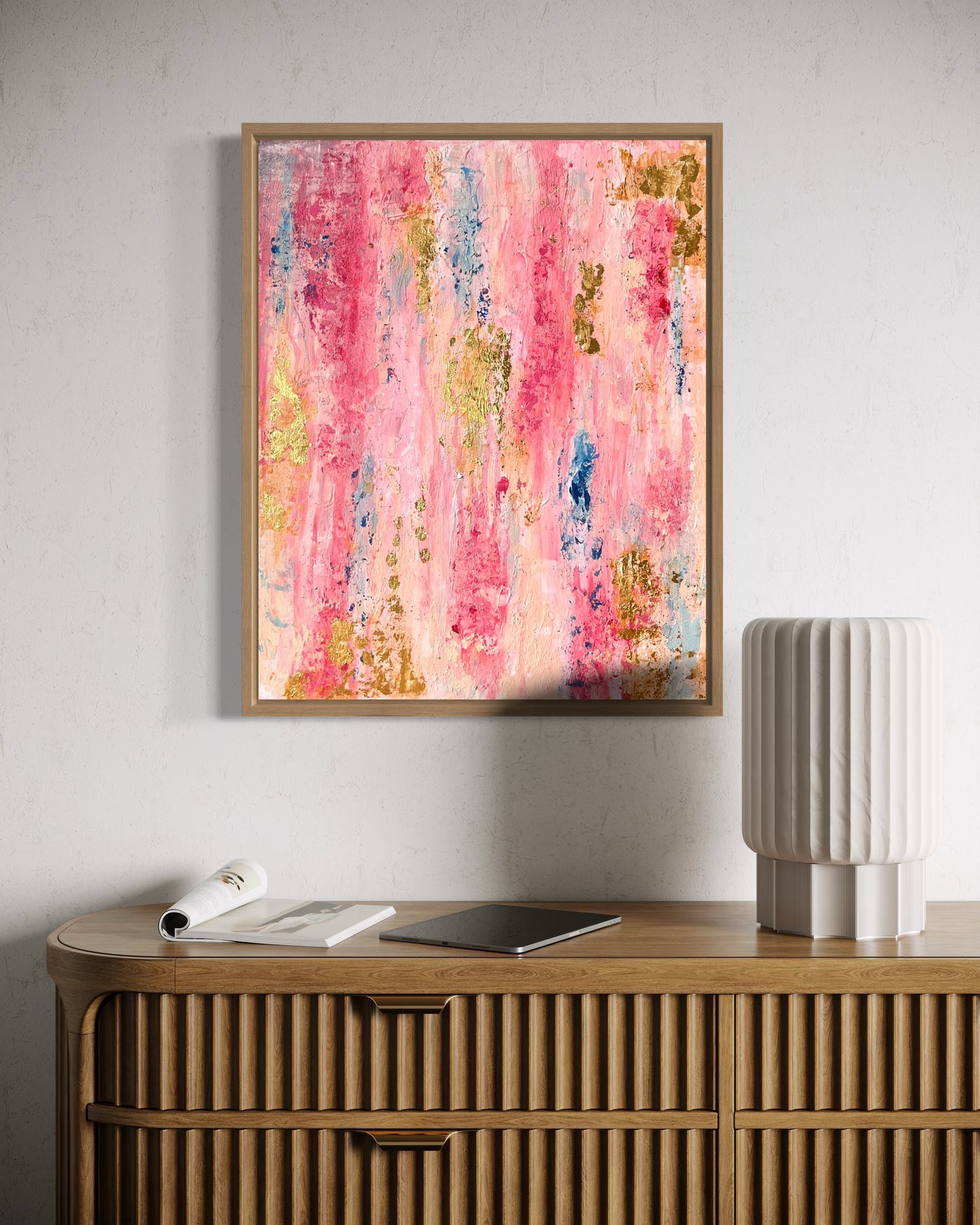 Blush & Bloom – 40×50 cm