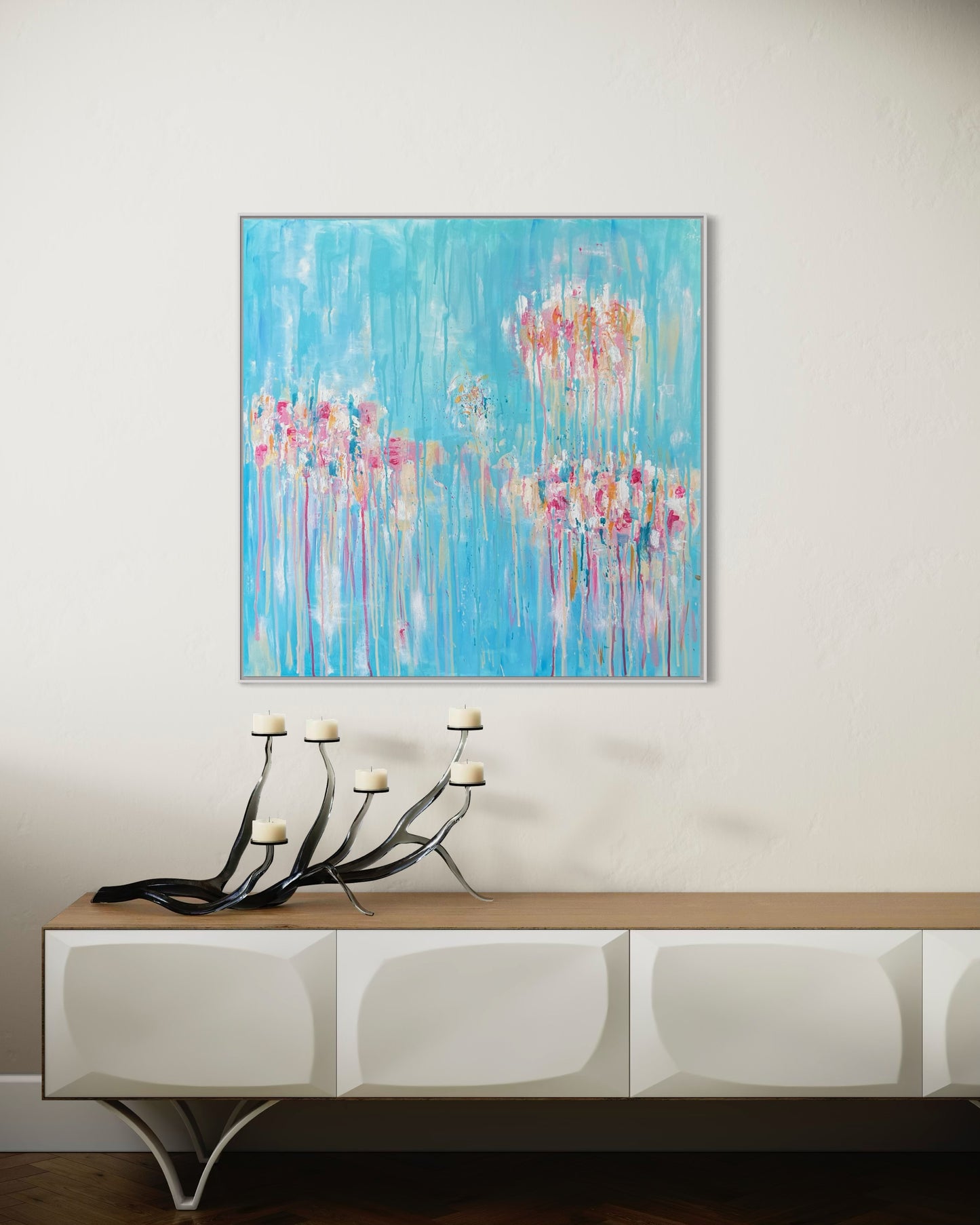 Melting Bloom – 80x80cm