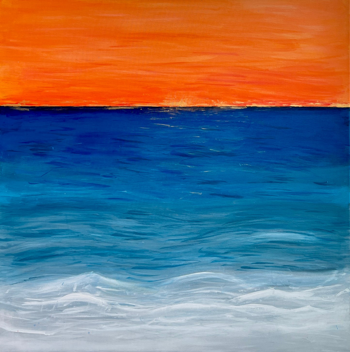 Dusk Line – 80×80cm