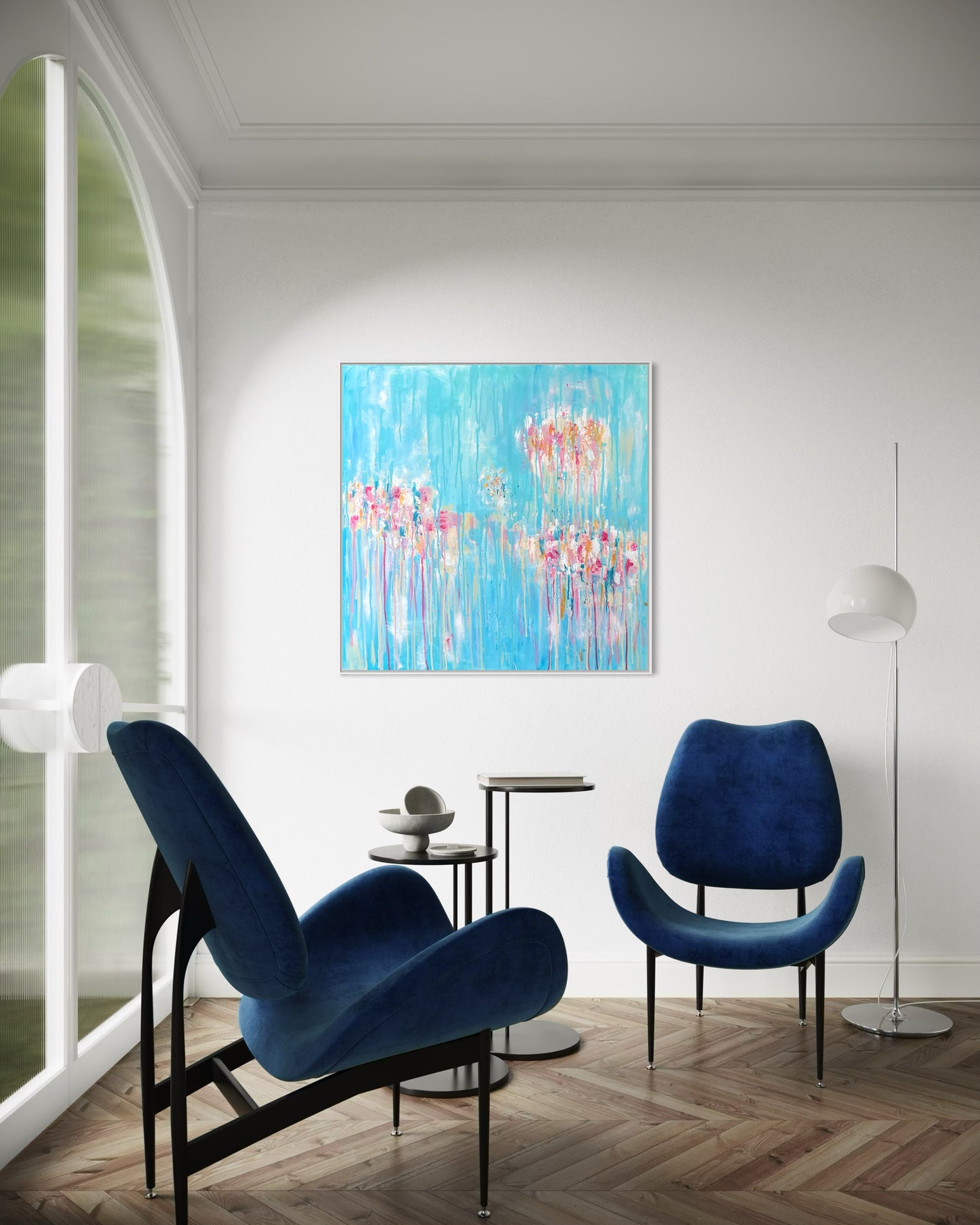 Melting Bloom – 80x80cm
