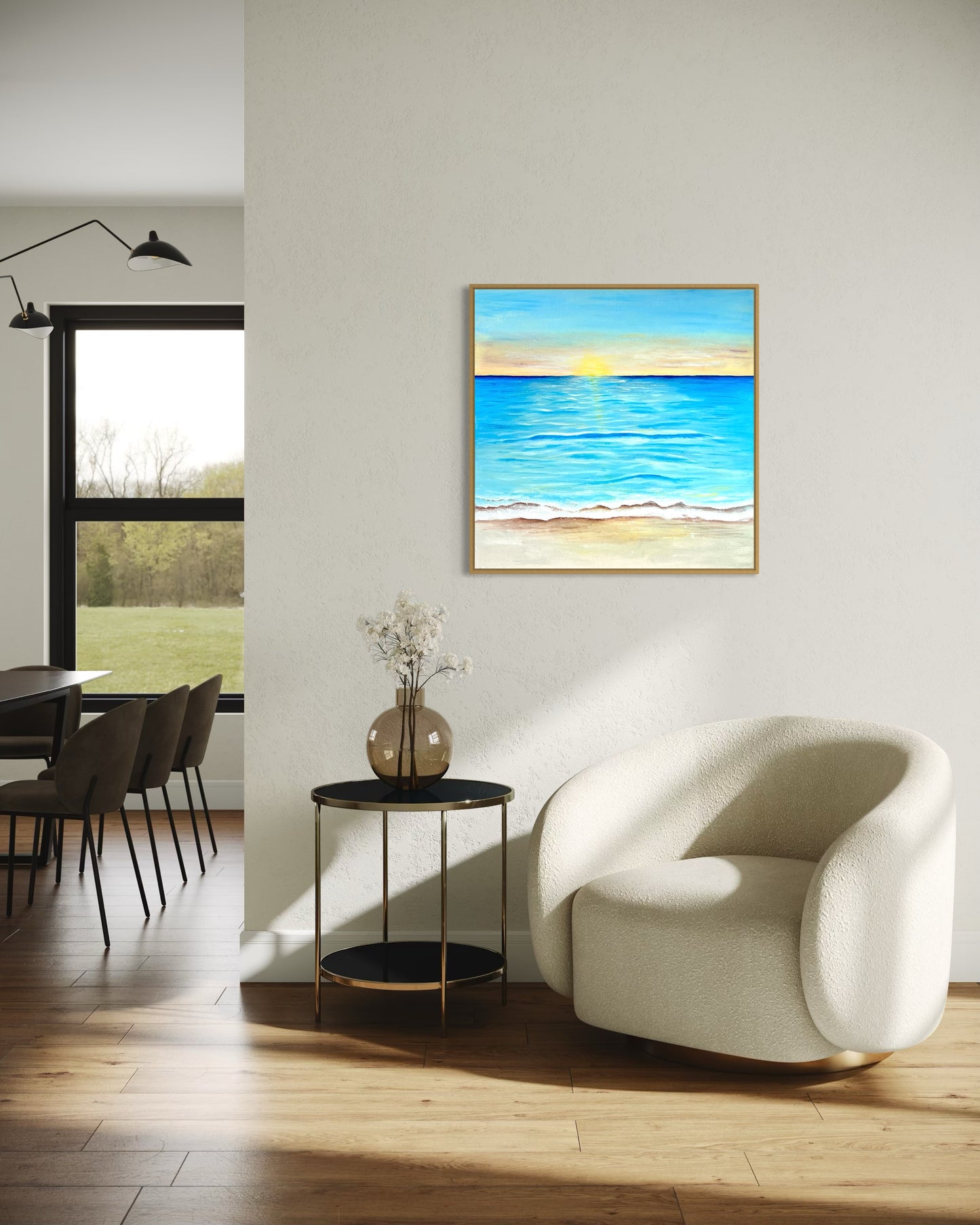 Sunrise – 80×80cm