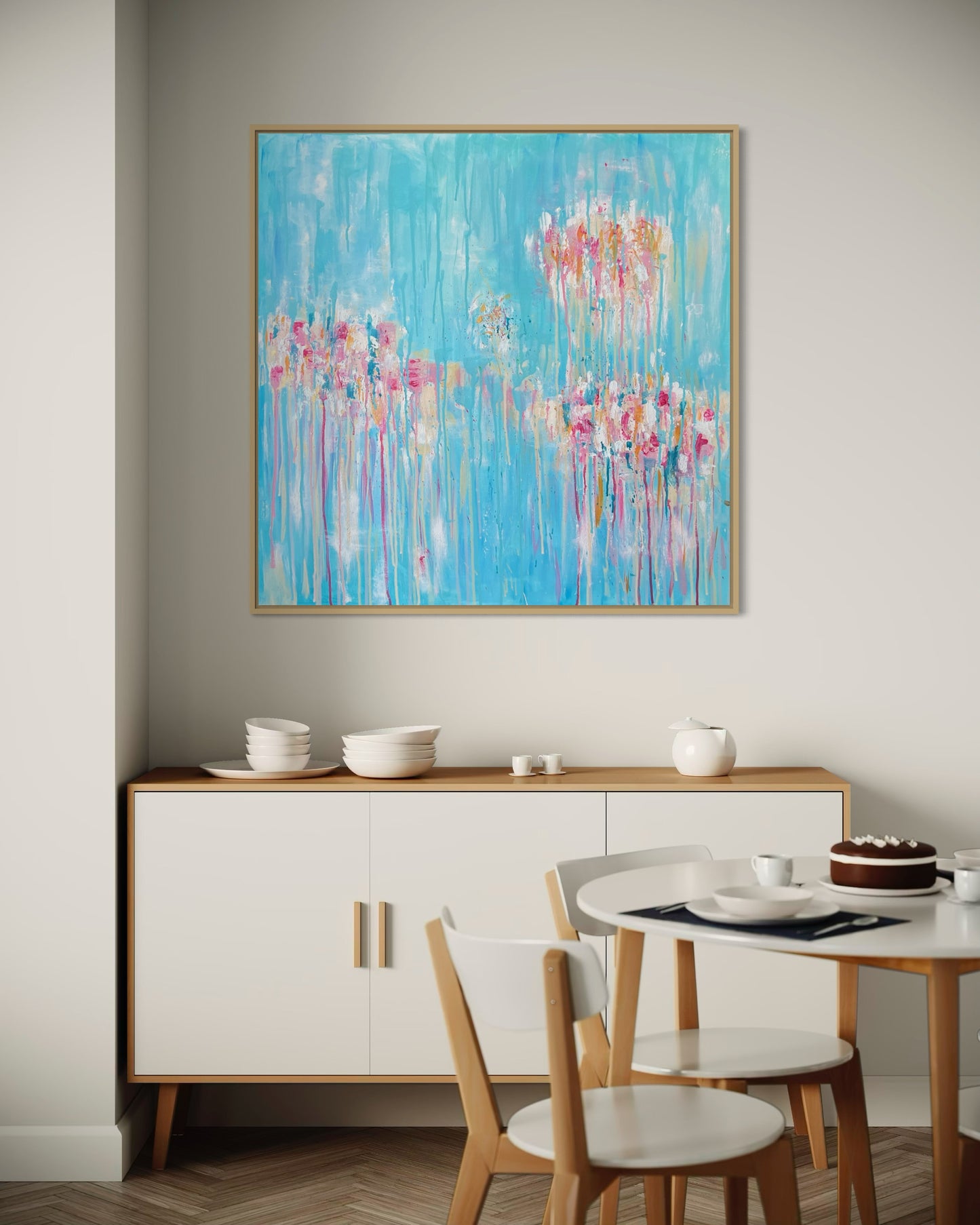 Melting Bloom – 80x80cm