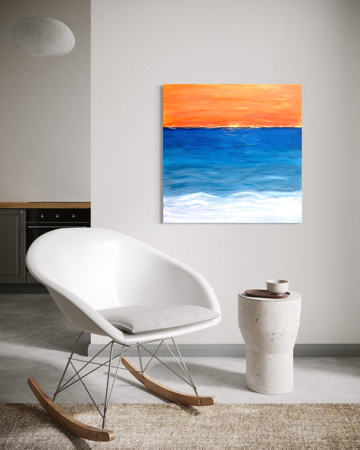 Dusk Line – 80×80cm